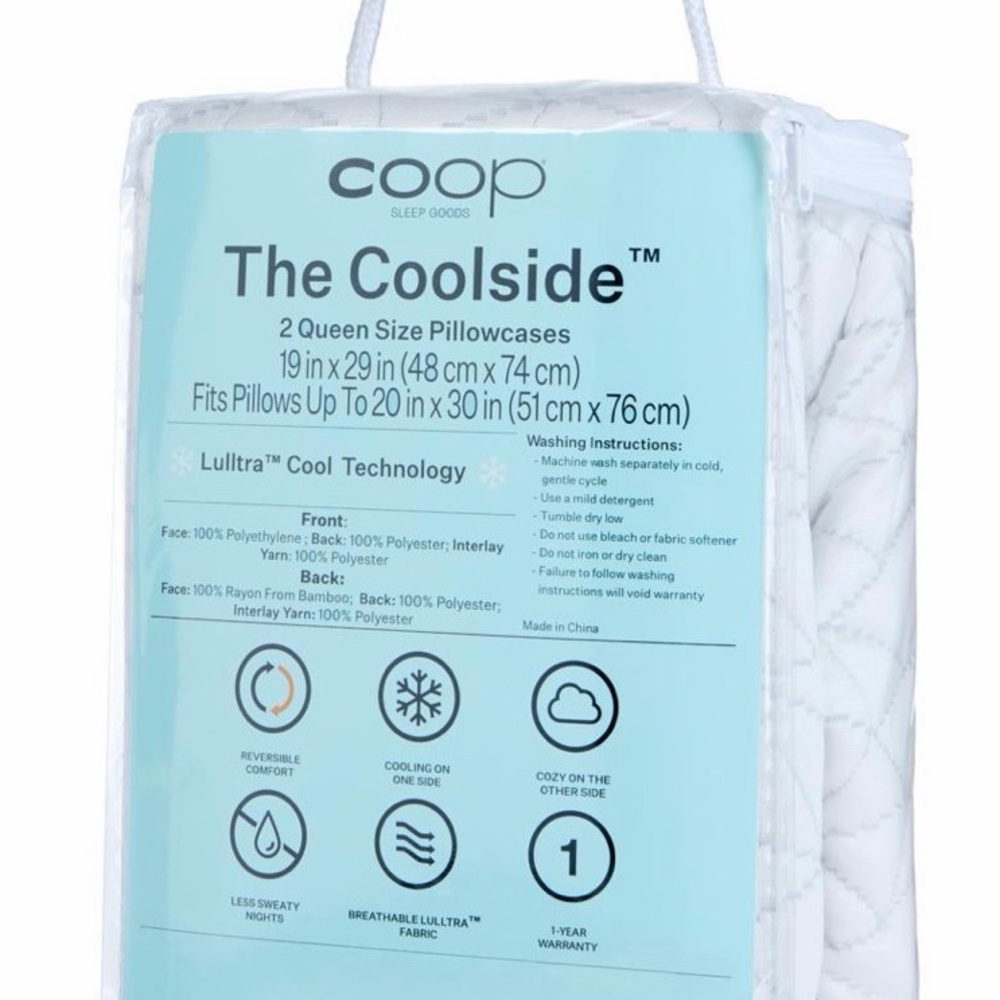 Coop The Coolside Queen Pillowcases